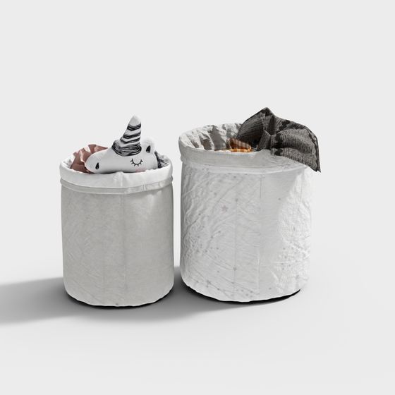 Fairy Tale Storage Basket 3D Model