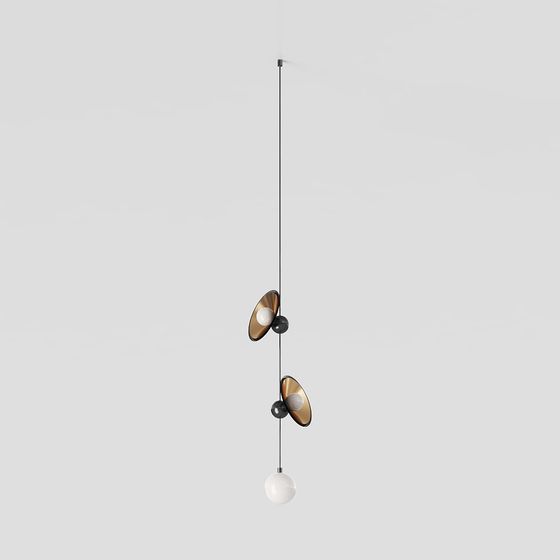 Suspended Art Light 3D model