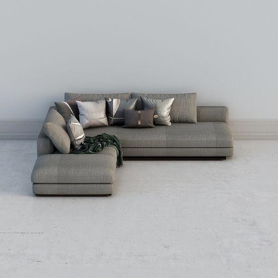 black l sofa