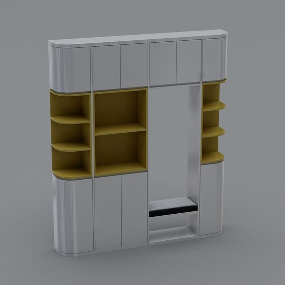 Armadietto in legno contemporaneo