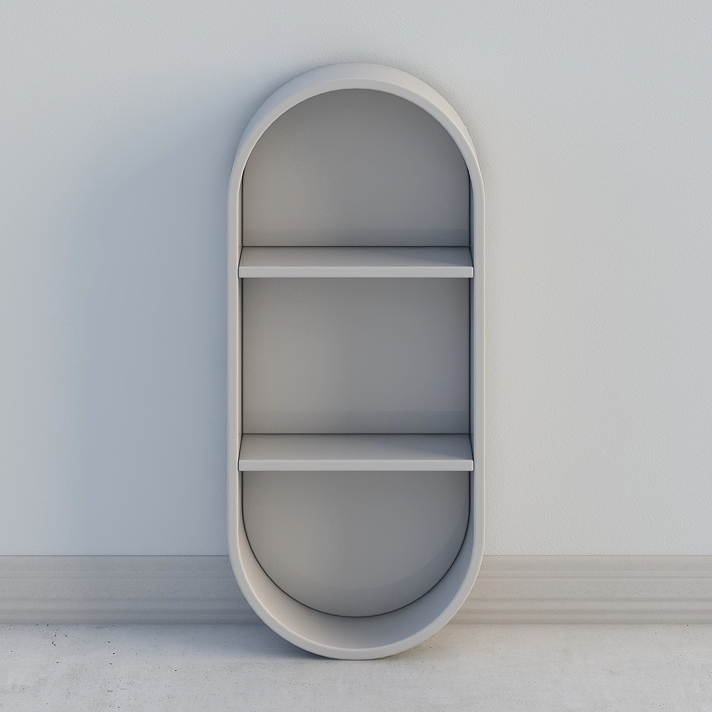 meuble de rangement suspendu en bois blanc