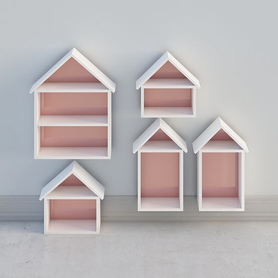 Fairy Tale Bookshelf 3D model