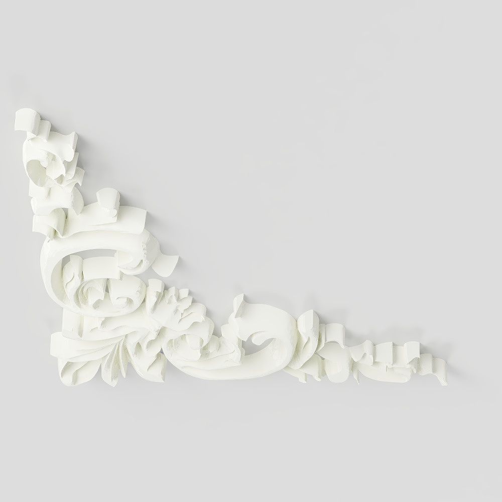 Curled Dance 3D model