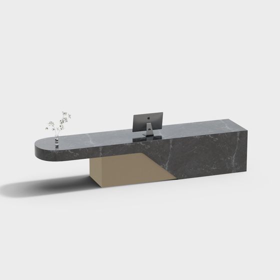 Urban Desk 3D model for Modern Spaces