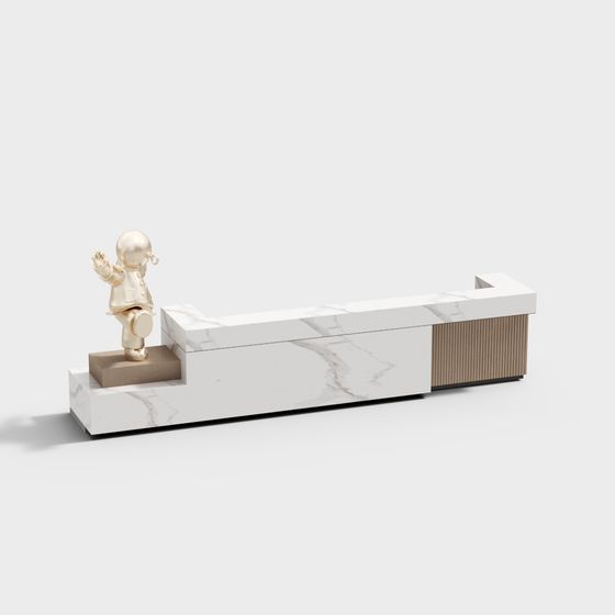 Urban Reception Desk 3D model