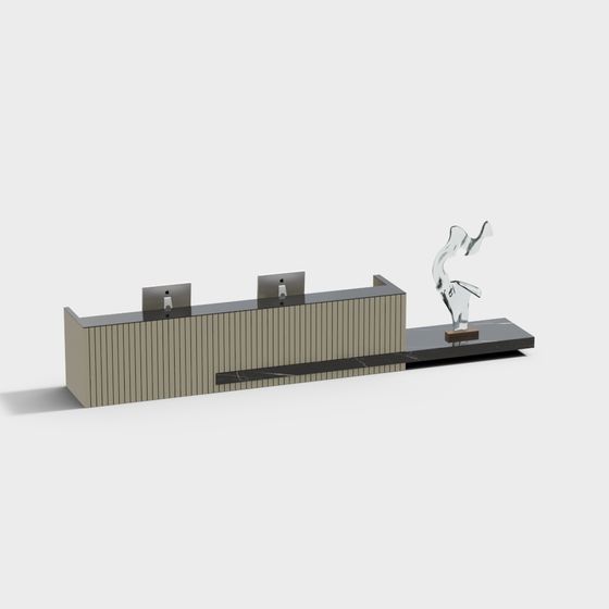Urban Reception Desk 3D model