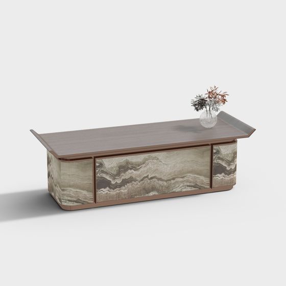 Flowing Colors Coffee Table 3D model