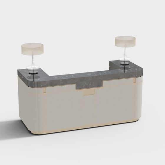 Urban Reception Desk 3D model