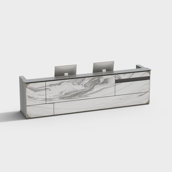Urban Reception Desk 3D model