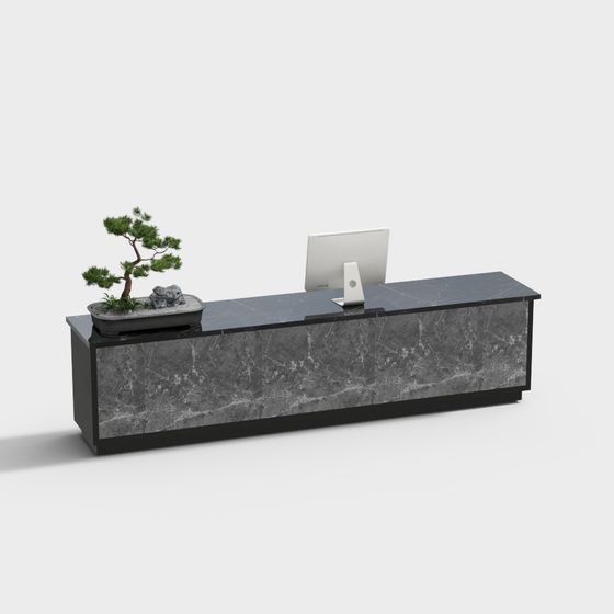 Urban Reception Desk 3D model