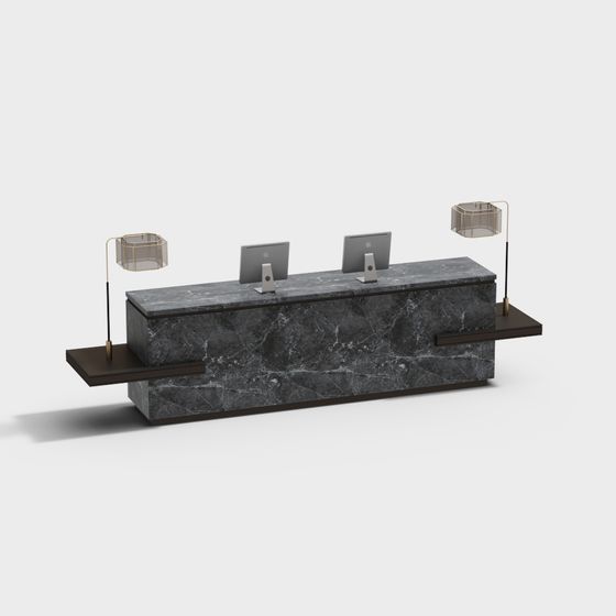Urban Reception Desk 3D model