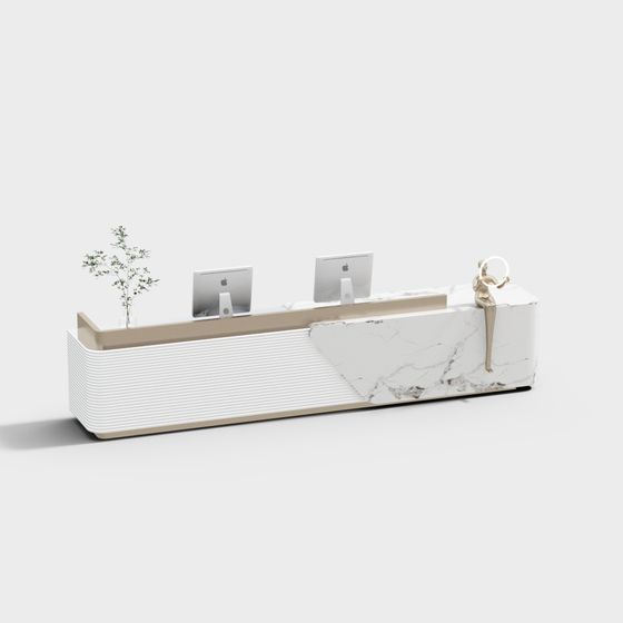 Urban Reception Desk 3D model