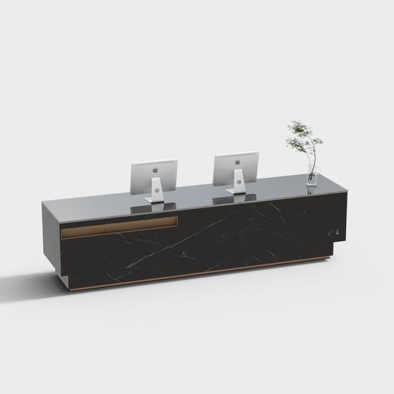 Urban Desk 3D model for Modern Offices