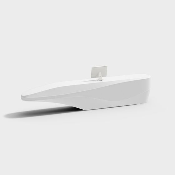 Sleek Streamlined Sink 3D model