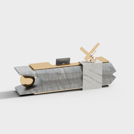 Urban Reception Desk 3D model