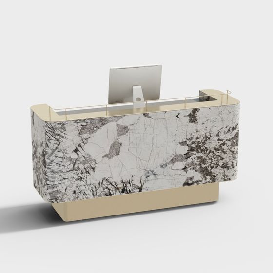 Urban Reception Desk 3D model
