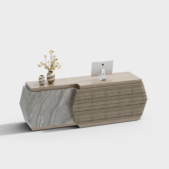 Urban Oasis Desk 3D model