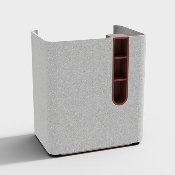 Urban Retreat Low-Polygon Furniture 3D Model