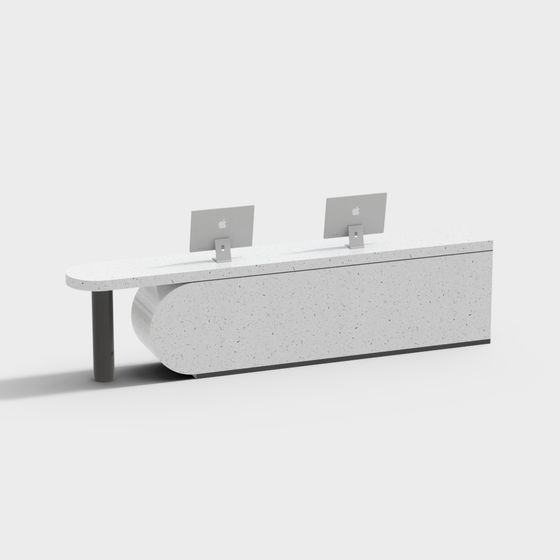 Urban Edge Desk 3D model
