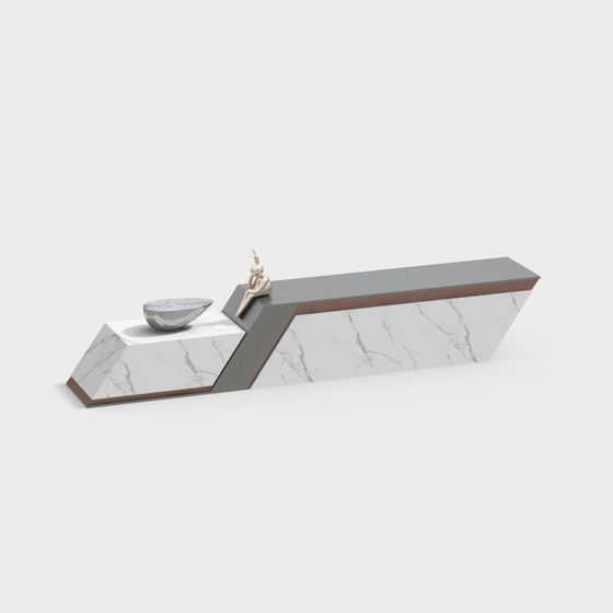 Urban Corner 3D model - Modern Aesthetic Design