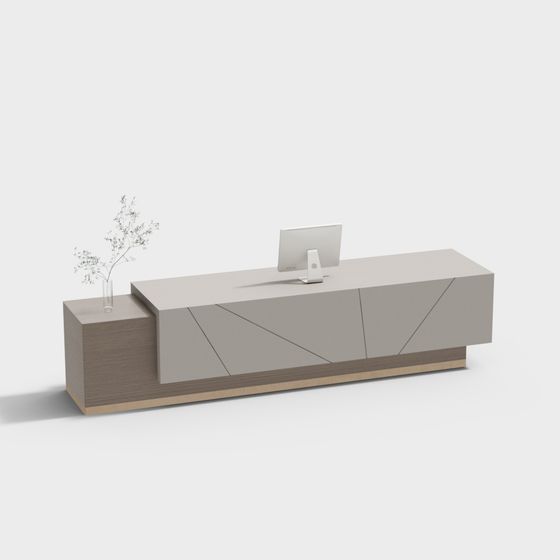 Urban Office Desk 3D model