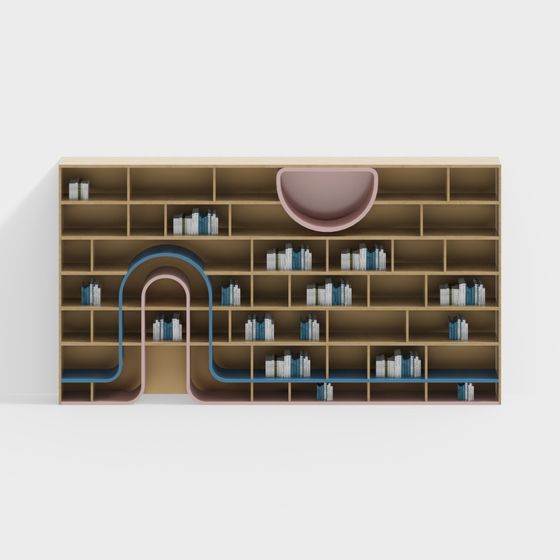 Urban Library 3D model with Unique Design