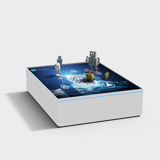 Future Tech Showcase Platform 3D model