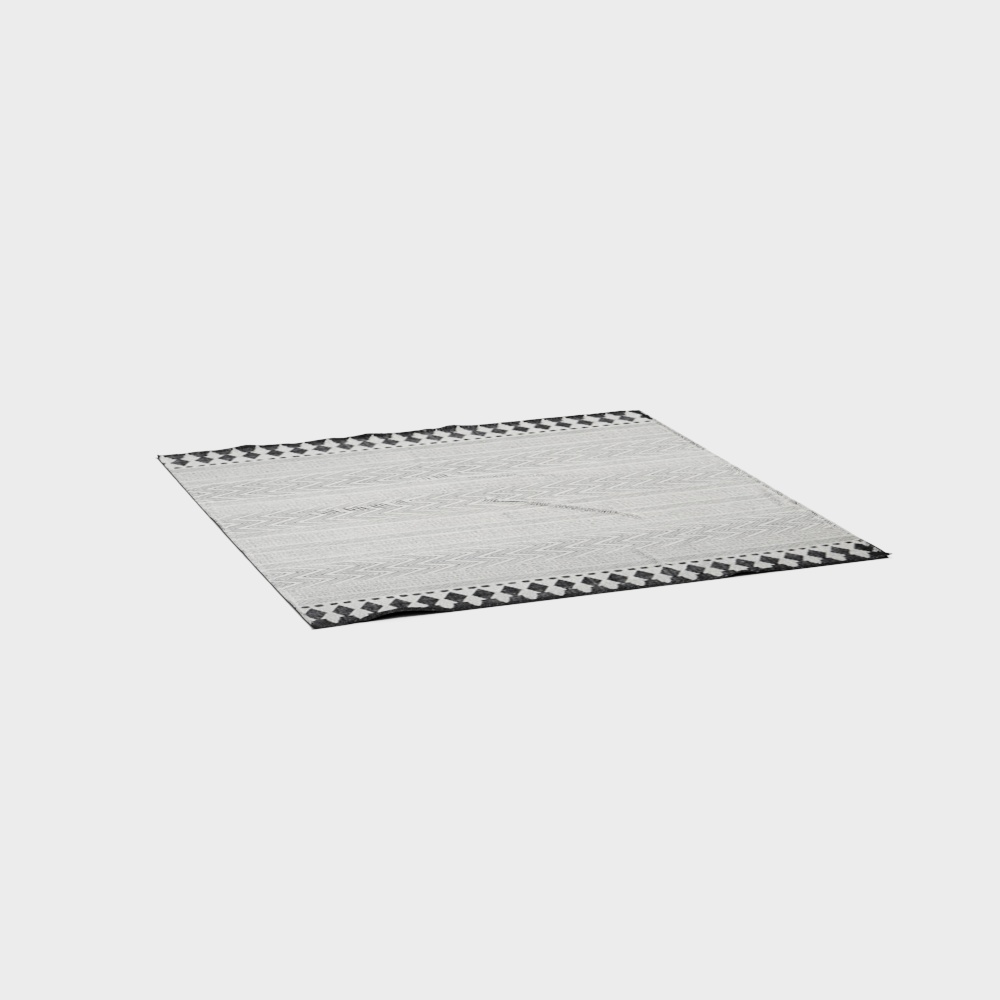 Stylish Nordic Low-Poly Carpet 3D model