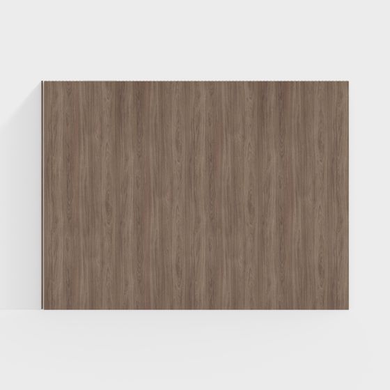 Realistic Wood Panel 3D model