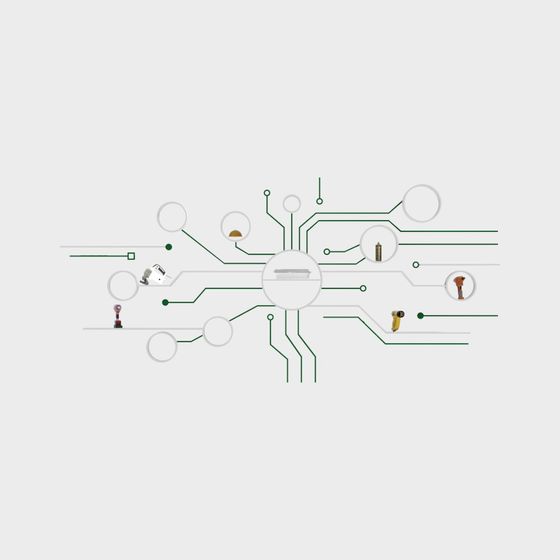 Low-Poly Circuit Board 3D Model
