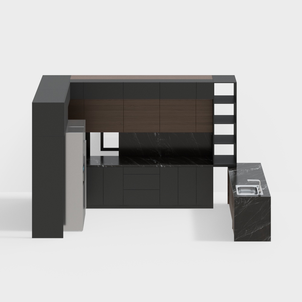 kitchen cabinet combination wooden