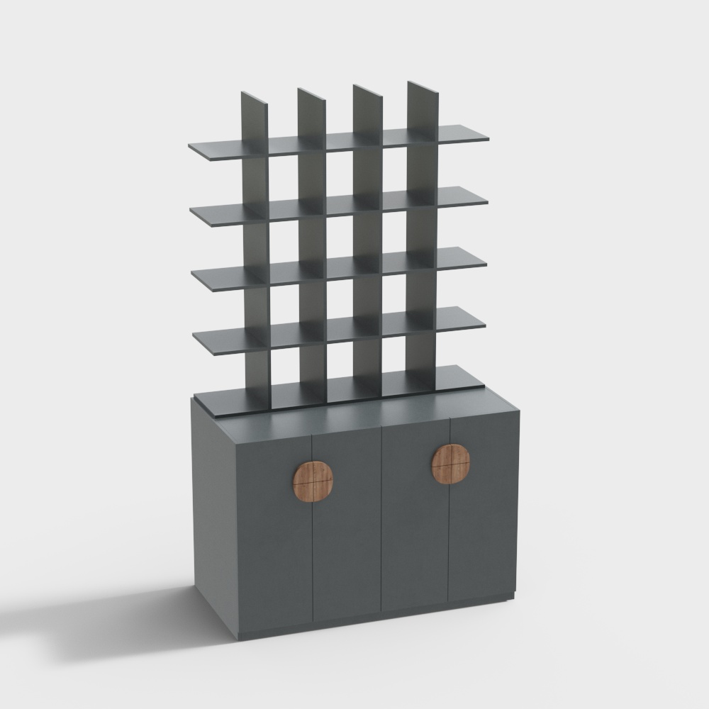 Combinazione di Armadietti di Legno Contemporanei