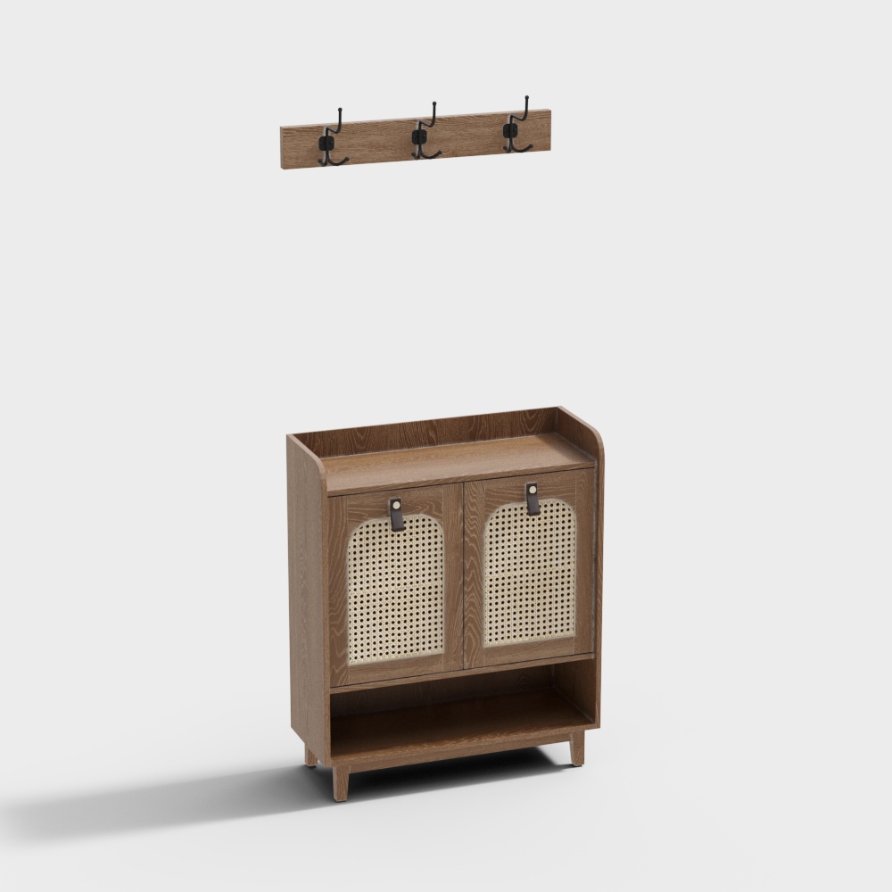 Armadietto in legno contemporaneo