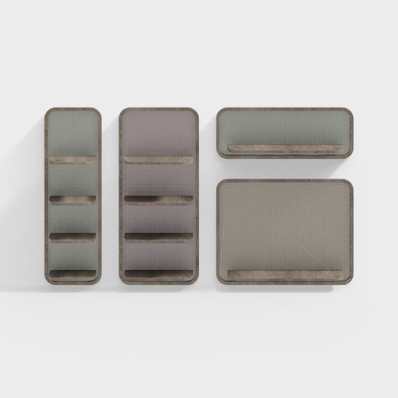 Urban Storage Shelves 3D model