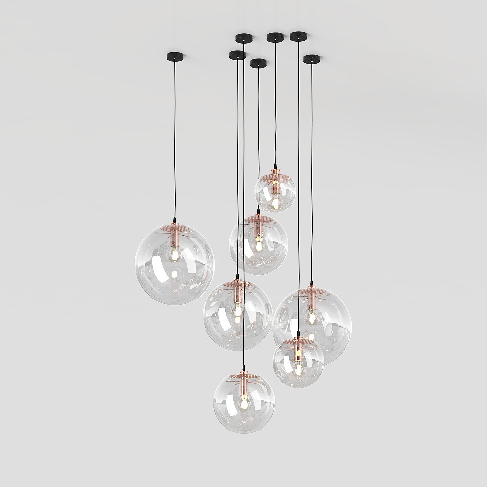 Lámpara de araña de techo contemporánea