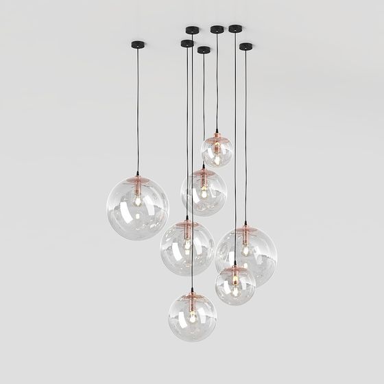 Lámpara de araña de techo contemporánea