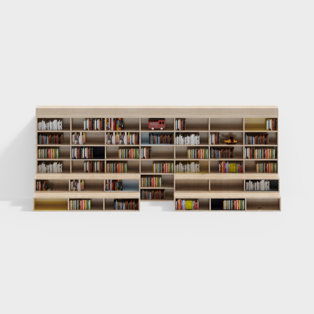 library bookshelf