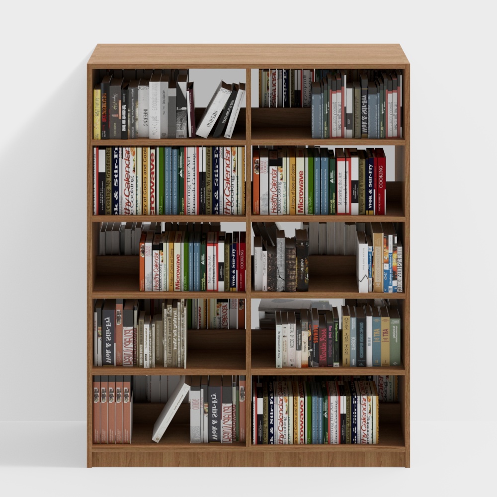 library bookshelf