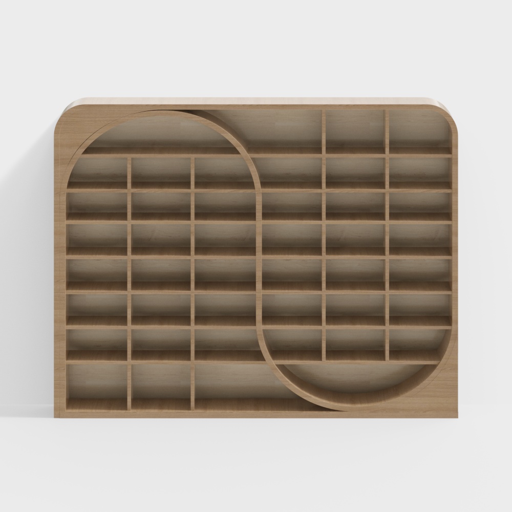 Book reading room bookshelf