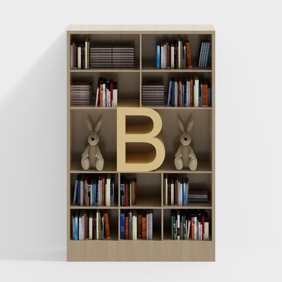 estantería de biblioteca escolar