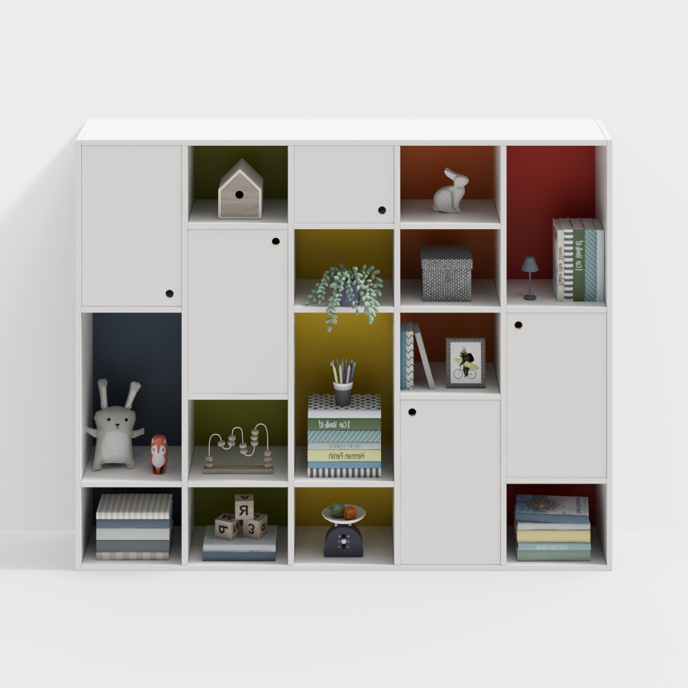 Kindergarten picture book classroom bookshelf