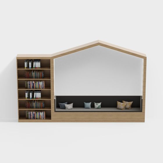 ชั้นวางหนังสือที่ถือการ์ดในห้องสมุด