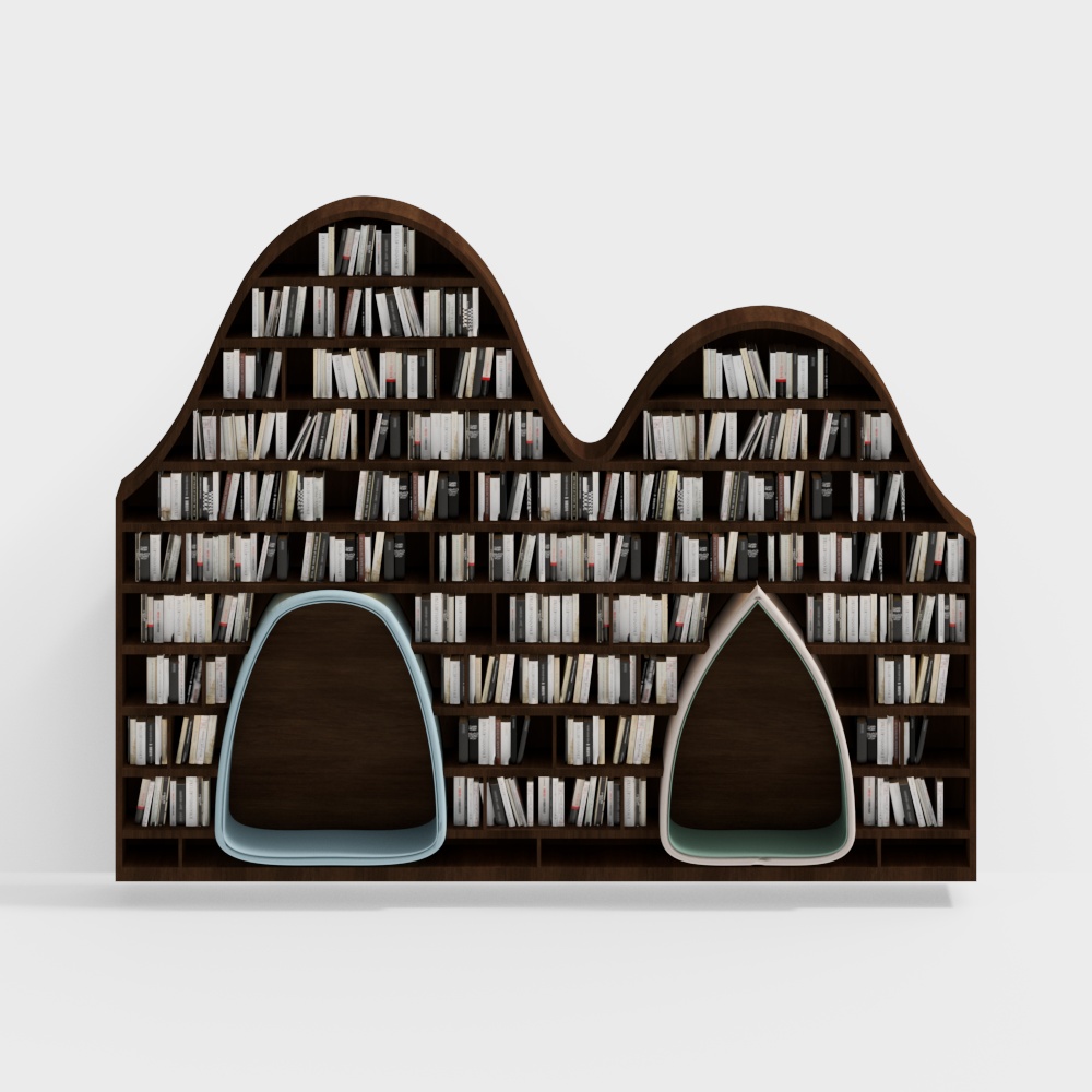 ชั้นวางหนังสือแบบบาร์