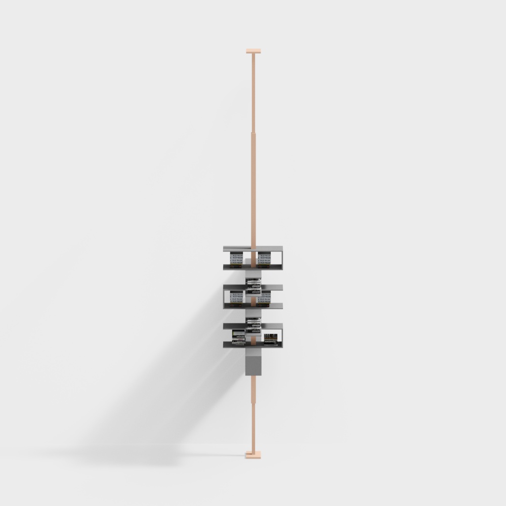 ชั้นวางหนังสือร้านหนังสือ