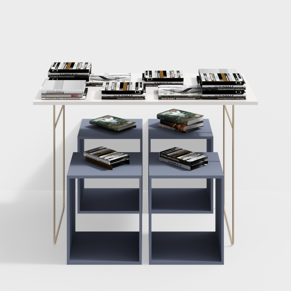 ชั้นวางหนังสือร้านหนังสือ