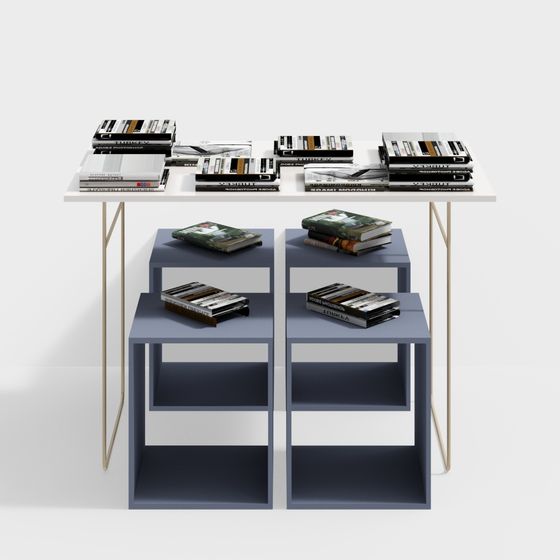 ชั้นวางหนังสือร้านหนังสือ