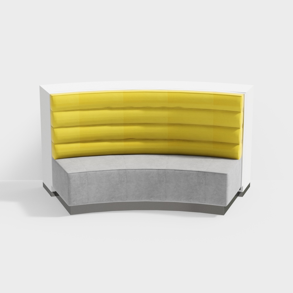 Library deck semicircle bookshelf