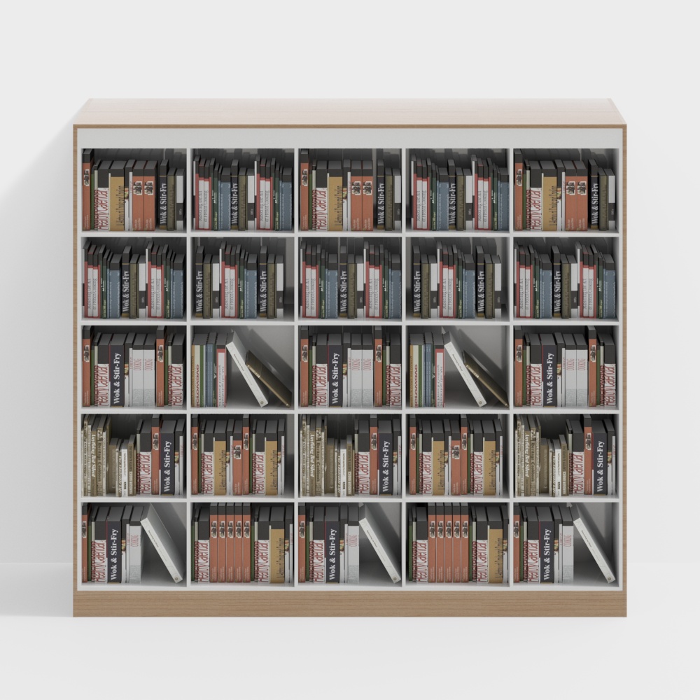 Children's library corner bookshelf