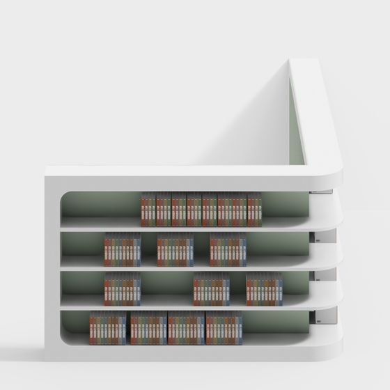 Urban Library 3D model