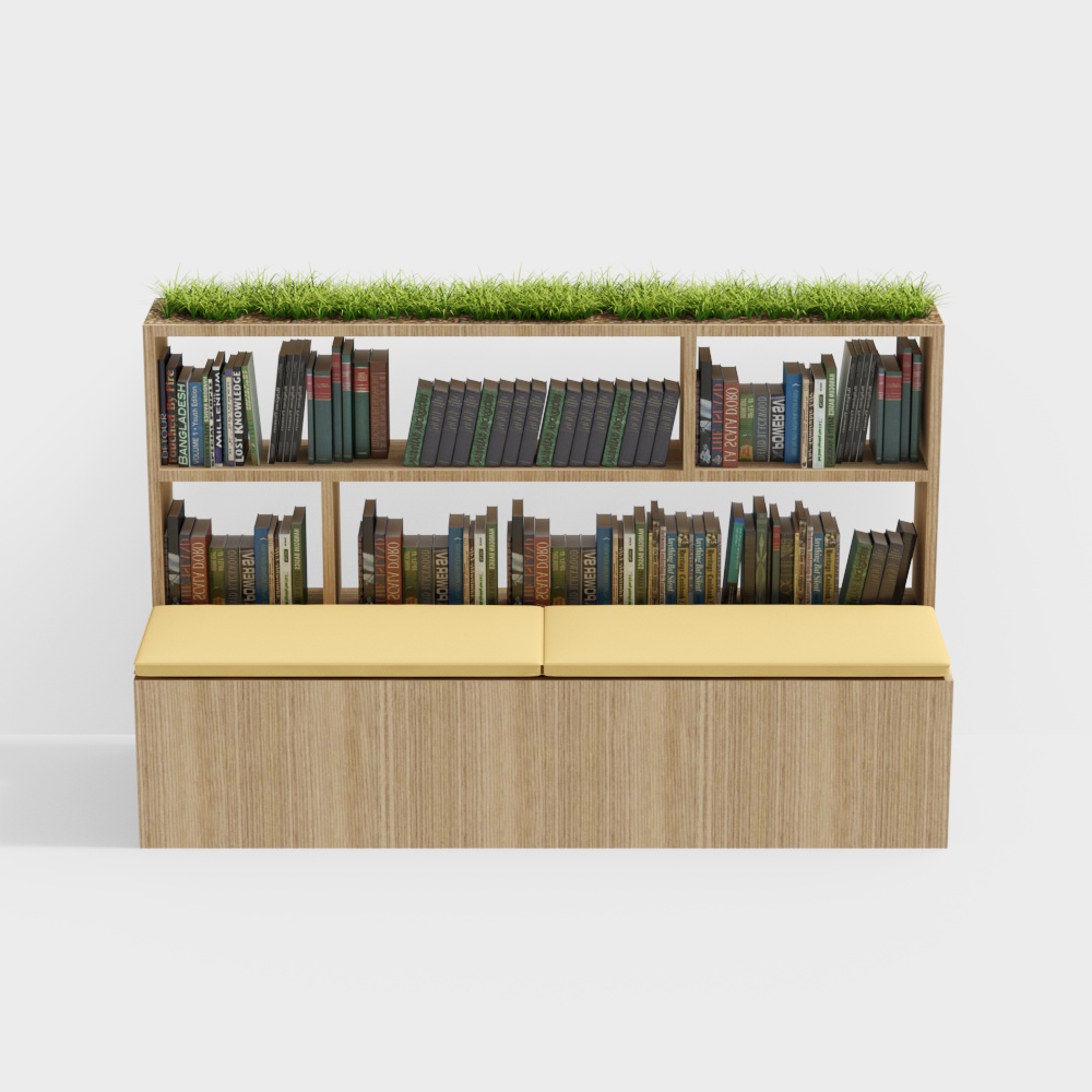 Estantería de libros de bar